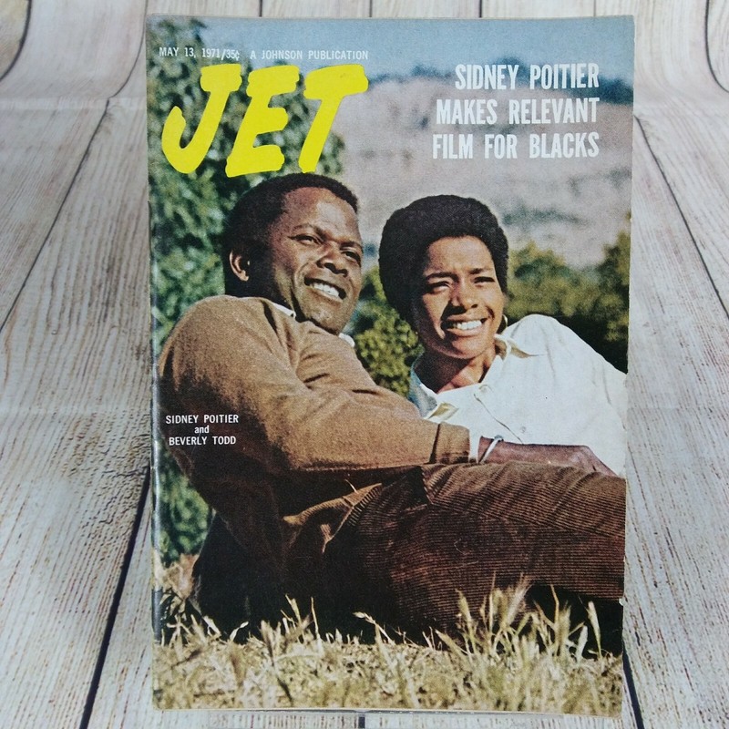 JET MAGAZINE | MAY. 13, 1971 | SIDNEY POITIER MAKES RELEVANT FILM FOR BLACKS