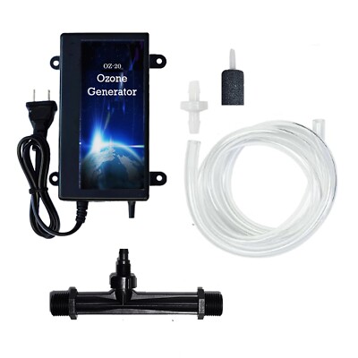 Ozone generator kit for high purification of fresh water. 1000mg/h