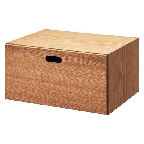 MUJI STACKABLE WOOD CHEST 1 RECTANGULAR DRAWER Half OAK 14 x 7 x 11 inche - Picture 7 of 7