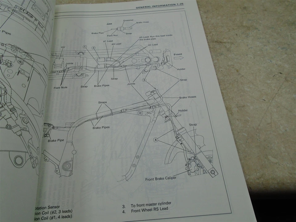 Kawasaki 1100 GPZ GPZ1100 1996 manual usado SR-317 Foto 3 de 4