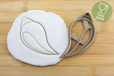 Muscheln Pearl 2 cookie cutter Keksstempel/Ausstechform keksausstecher PLAca.8cm
