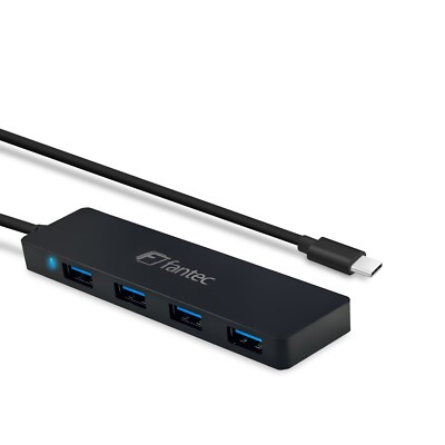FANTEC UMP-4U31-C - Universal USB 3.2 Gen 1 Superspeed Hub mit 4 Ports