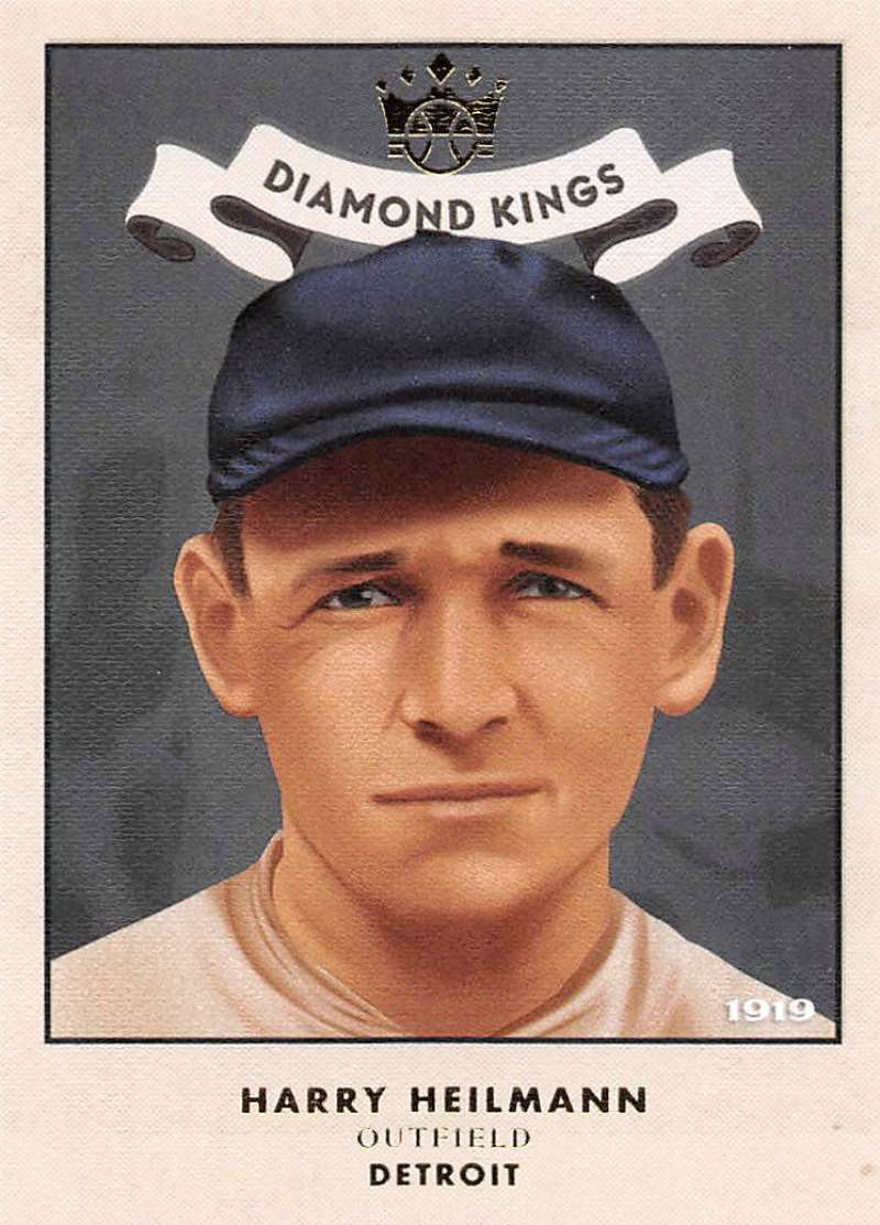 2019 Panini Diamond Kings 1919 Diamond Kings #15 Harry Heilmann Detroit Tigers