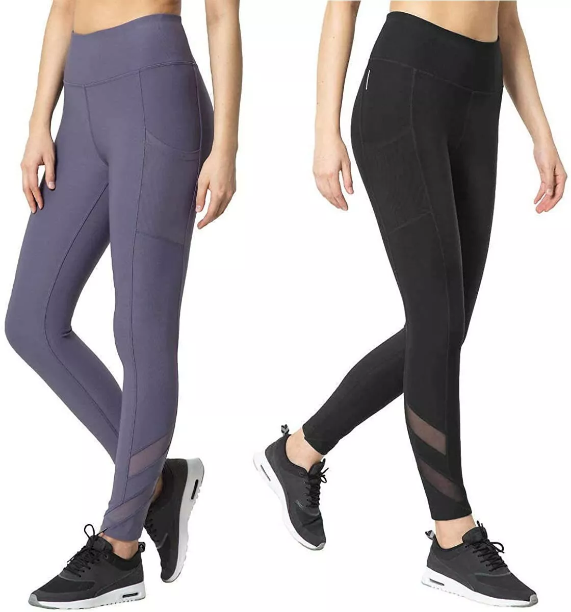 Mondetta Women Legging XS CHARCOAL & PINK Extra Small Workout Yoga Training  NWT