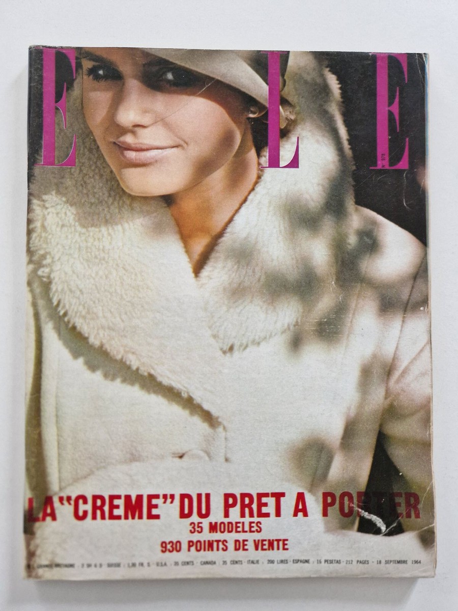 Magazine mode fashion ELLE French #978 18 septembre 1964 pret à