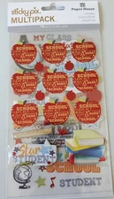 PAPER HOUSE SCHOOL THEMED STICKER MULTIPACK 78 PCS.