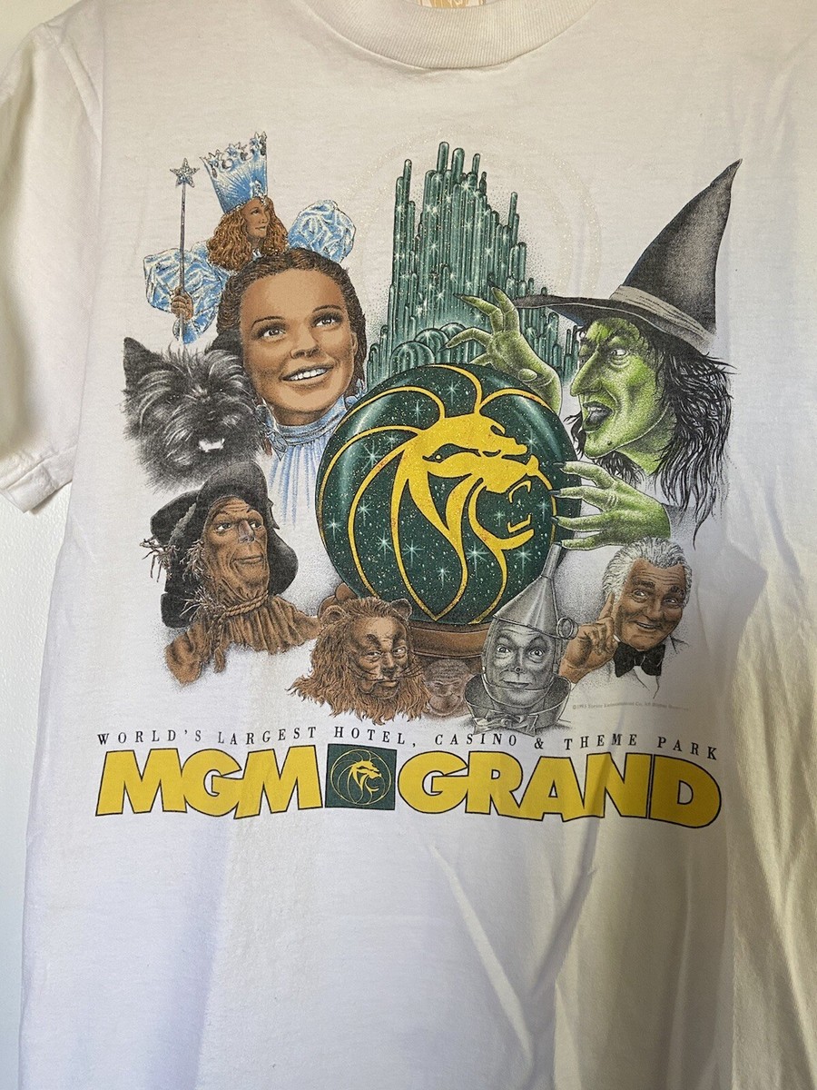 トップス ginzi gazeshirt archive 00s Wizard Of Oz MGM Grand 1993 Glitter Shirt Sz S | eBay