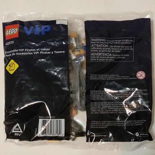 LEGO Miscellaneous: Pirates and Treasure Vip Add on Pack (40515) - Unopened - Picture 3 of 3