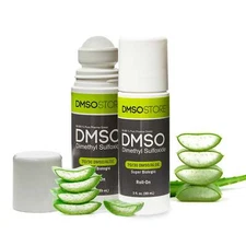 DMSO 70/30 3 oz. Roll-on w/Aloe Vera 2 Pack 99.995% Low odor Pharma Grade