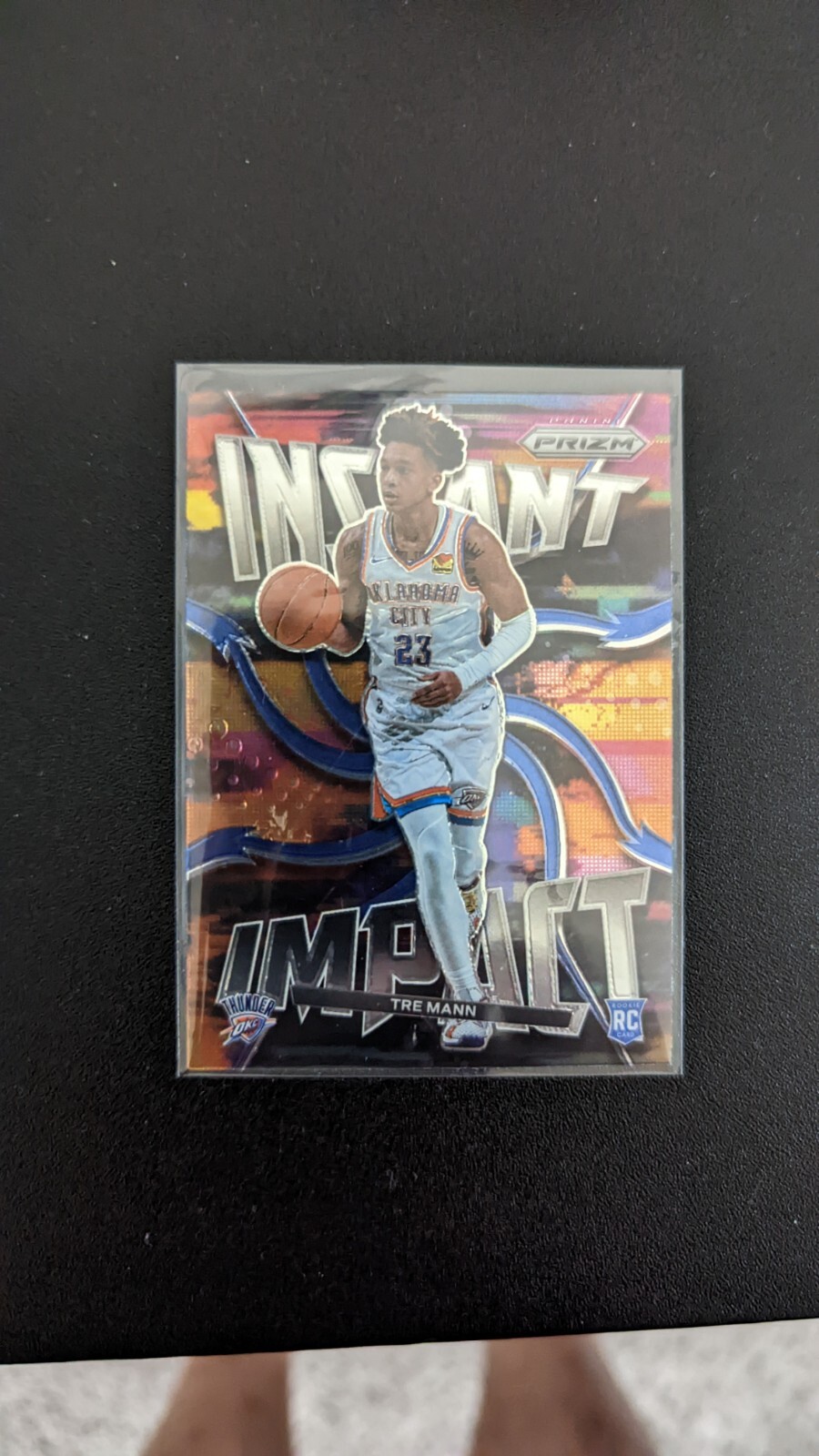 2021-22 Panini Prizm TRE MANN Instant Impact Rookie Card RC OKC Thunder
