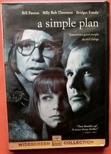 A Simple Plan DVD Region 1 Bill Paxton Billy Bob Thornton Bridget Fonda Raimi