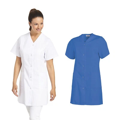 Leiber Damen 7/8 Kasack Kittel Damenkasack Arztkittel Schwesternkittel Pflege