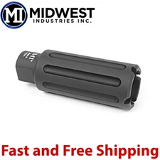 Midwest Industries 9mm Blast Can / Linear Comp/Compensator 1/2x28 TPI - Black