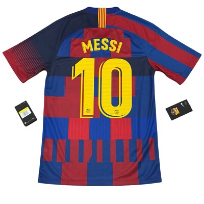 1998/2018 Barcelona x Nike 20th Anniversary Jersey #10 Messi Small