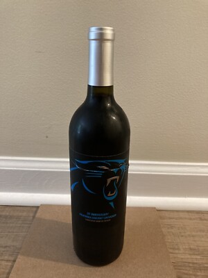 Carolina Panthers 25th Anniversary Wine: California Cabernet Sauvignon UNOPENED