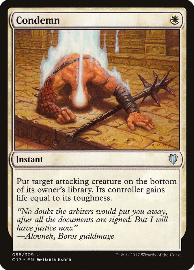 Condemn [Commander 2017] Magic MTG