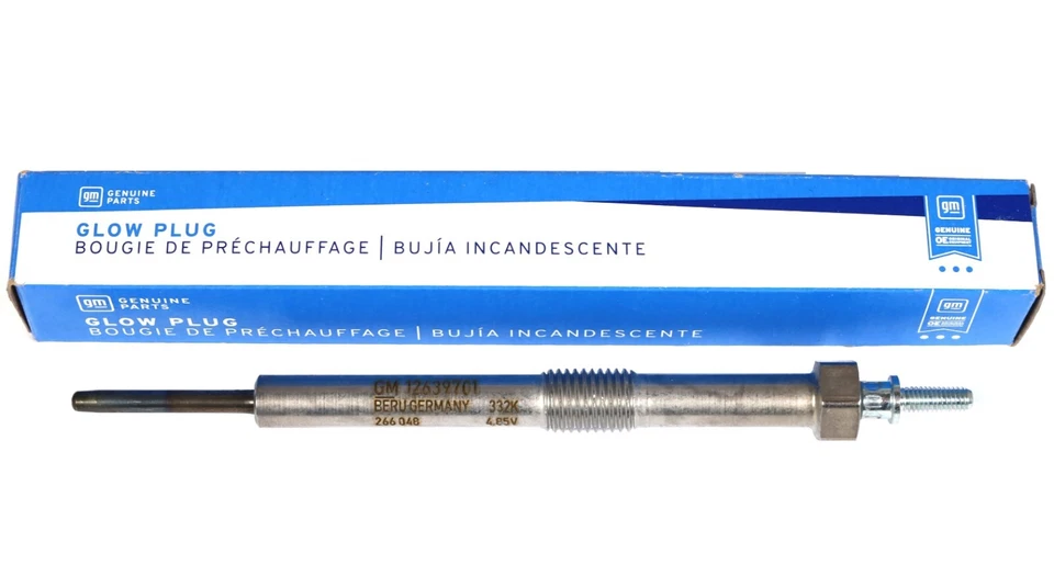 CONJUNTO DE 8 Plugues de Brilho Diesel Genuínos GM 12639701 LMM LBZ Duramax 6.6L Silverado - Imagem 4 de 4