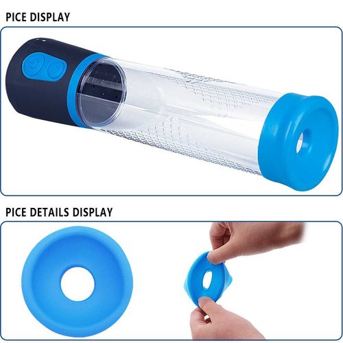 Male Electric Automatic Rechargeable Vacuum Penis Pump Penis Cock Ring Enlarger - Picture 19 of 113