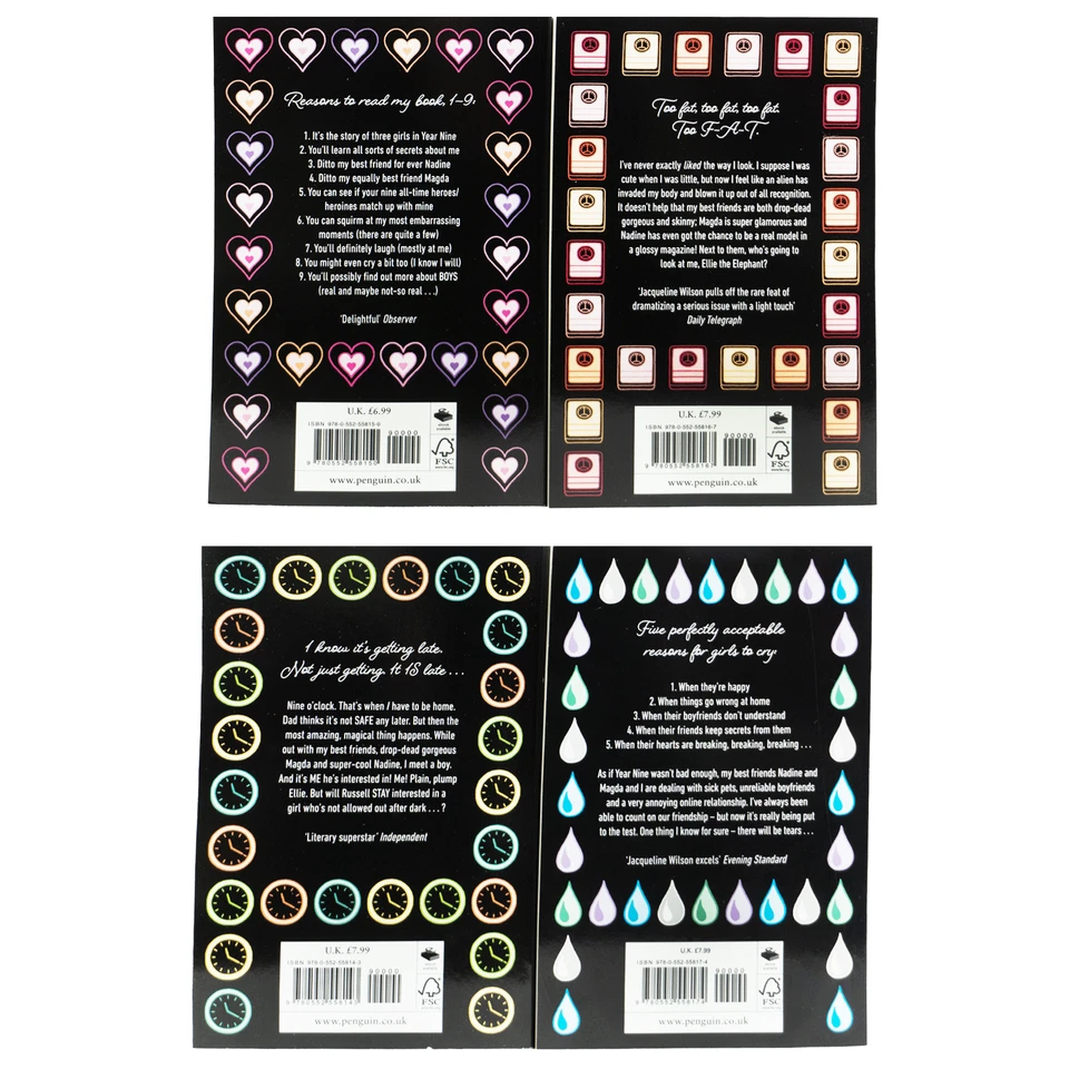 Girls Series By Jacqueline Wilson 4 Books  Set - Ages 12-17 - Paperback - Image 3 of 4