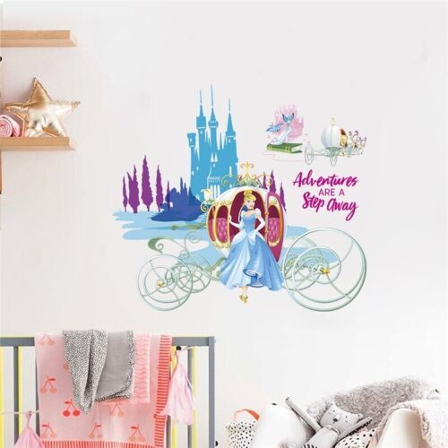 Calcomanía de pared Blancanieves Cenicienta decoración del hogar habitación infantil arte mural - Imagen 1 de 1