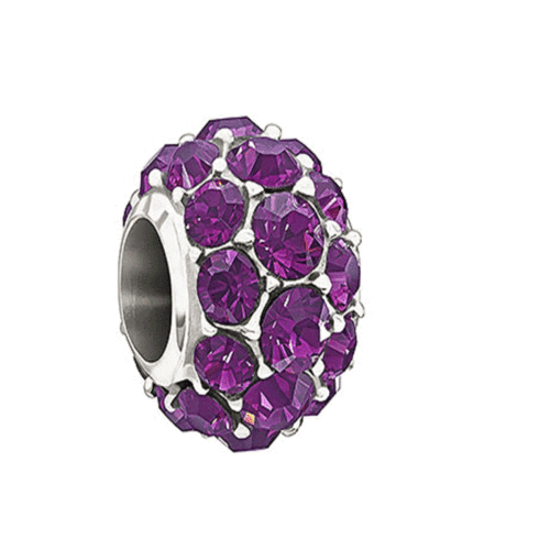 Chamilia Splendor Purple Swarovski Bead In 925 Sterling Silver,2025-0979 - Photo 1 sur 2