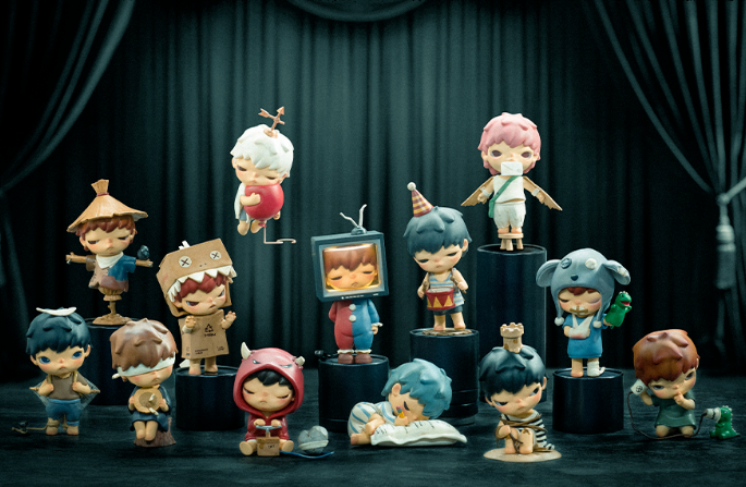 POP MART Hirono Mime The Show of Identity Series Blind Box POP MART Hirono Mime The Show of Identity Series Blind Box
