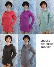 NEW BCG pink/purple or gray thumb hole long sleeve sweatshirt/hoodie,SIZE XS-2XL