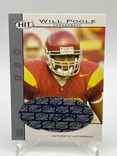 Will Poole 2004 SAGE HIT #A28 Autograph Auto RC