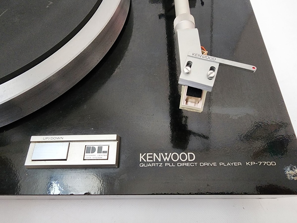Kenwood KP-770D Quartz Direct Drive Turntable Record player audio
