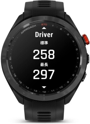 Garmin Approach S70 Premium Golf GPS Smart Watch Black 47mm japan