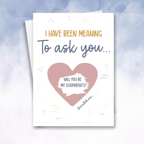 Personalizado Will you be my padrin padrino padrino rascar solicitud - Imagen 3 de 10