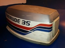 0281008  yy 281008 motor  cowl cowling  johnson evinrude 35hp (1 6a) 