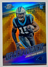 2023 Panini Contenders Optic #UC-17 JONATHAN MINGO RC Up And Coming Silver