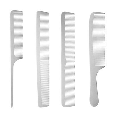 Edelstahl Antistatischer Kamm Professionelles Haarschneidewerkzeug Stylingbürste...