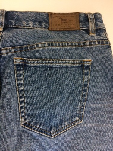 Vintage Lauren Jeans Co. Light Wash Women's High Waist Jeans size 12 - Picture 7 of 10