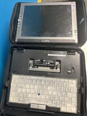 MOTION COMPUTING LE 1500 INTEL WINDOWS XP TABLET PC SLATE W/ HARDTOP KEYBOARD