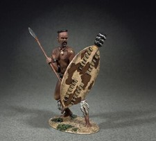 BRITAINS ANGLO ZULU WAR 20210 ZULU WARRIOR COUNTING RIFLES NO.1