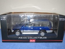 1998 MITSUBISHI PAJERO Long 3.5 V6 Royal Blue Pearl 1/18 by