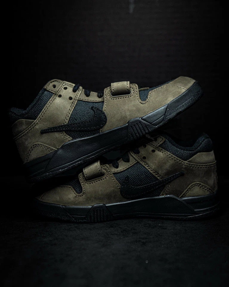 Talla 1Y - Travis Scott x Jordan Jumpman Jack TR Dark Mocha PS (FJ2851-204) ¡NUEVO! Foto 3 de 4