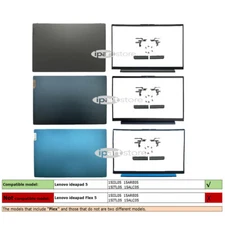 LCD Back Cover/Front Bezel/Hinges For Lenovo Ideapad 5 15ARE05 15ITL05 15IIL05