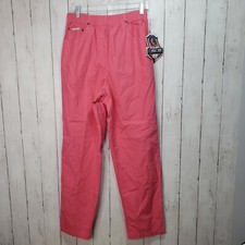 Vintage Deadstock NWT Cherokee Women's Coral High Waisted Pants Size 12 Pockets