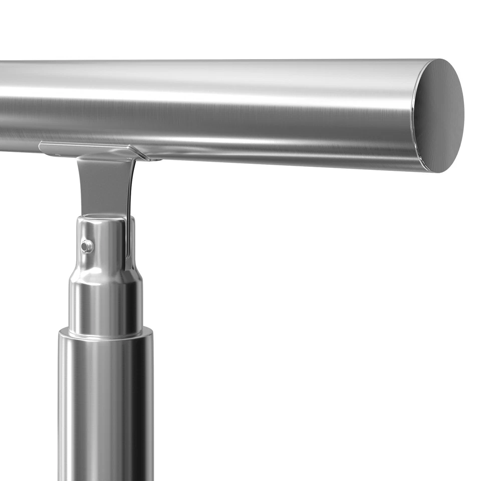 Monzana Treppengeländer Balkongeländer Handlauf Edelstahl Innen Außen Brüstung - Bild 4 von 4