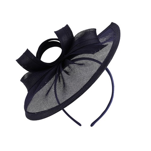 Womens Headband Linen Hat Fascinator Weddings Ladies Cocktail Tea Party Elegant - Picture 18 of 39