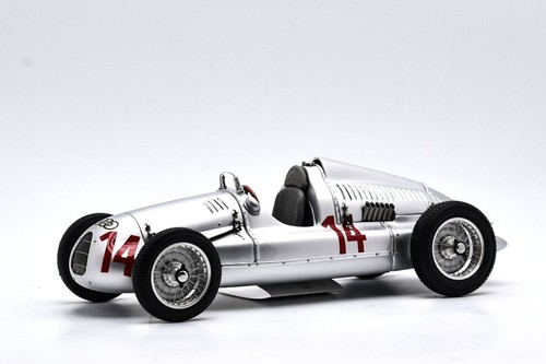 CMC M-090 Auto Union Type D 1938/39 GP France 1939 #14 Model Car 1/18 Scale - Picture 6 of 7