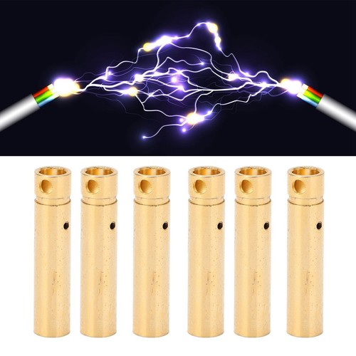 4mm Female Banana Plug Pure Copper Gold Plated Bullet Banana Connectors - Picture 4 of 12
