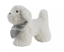 My Texas House 12" x 17" Bonnie Ivory Stuffed Faux Fur Dog Decorative Pillow NWT