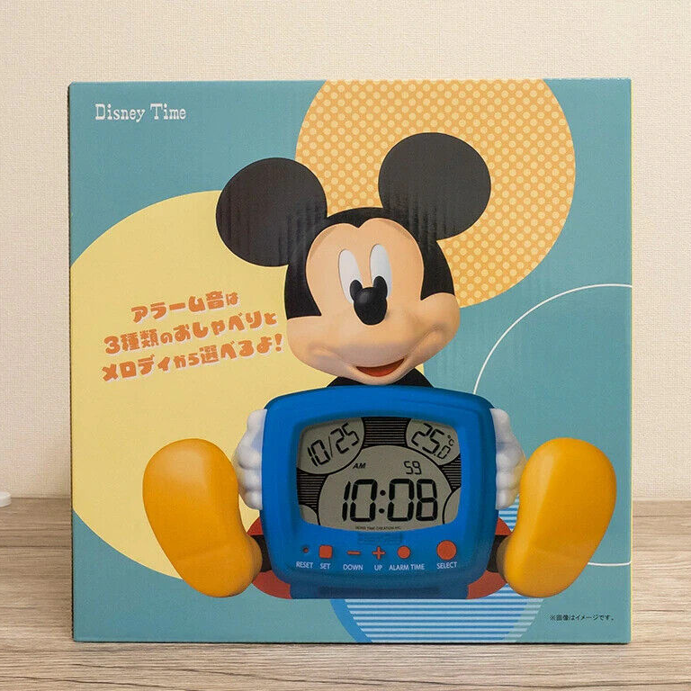 SEIKO Alarm Clock Disney Mickey Digital FD485A Talking Alarm
