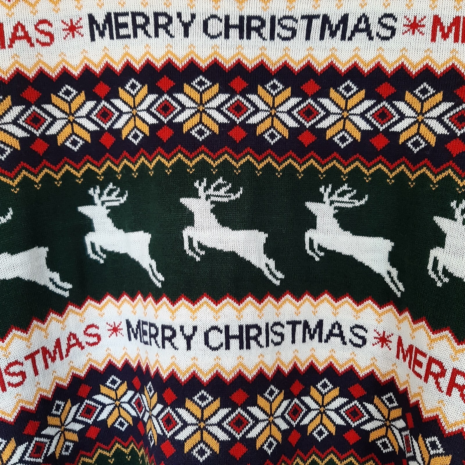Mens Matalan UK XXL Christmas Long Sleeve Jumper Fair Isle Reindeer Festive 2XL eBay