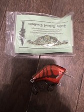 Catching Concepts Handmade Red Wood Cedar Crankbait Homemade Fishing Lure