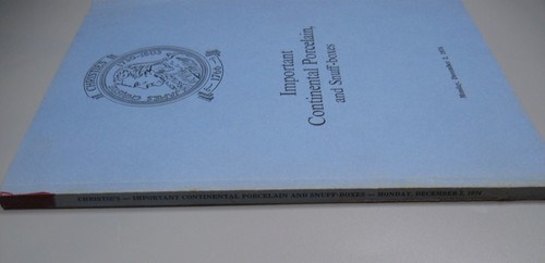 Christie's Important Continental Porcelain and Snuff Boxes 1974 - Picture 2 of 6